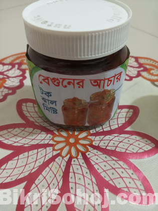 গরুর মাংসের আচার & বেগুনের আচার