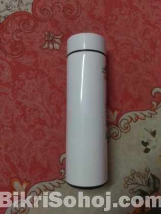 Vacuum steel flask.