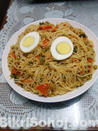 Chikhen & Vegetable noodles