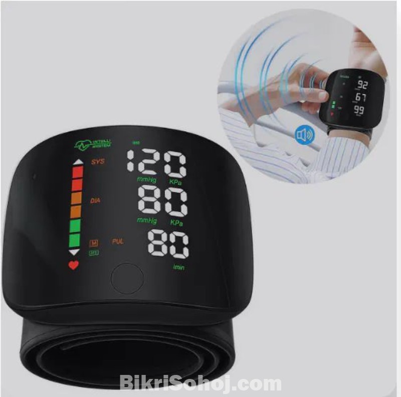 Digital wrist bp machine