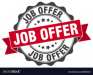 JOB OFFER NOTICE IN UNITED KINGDOM