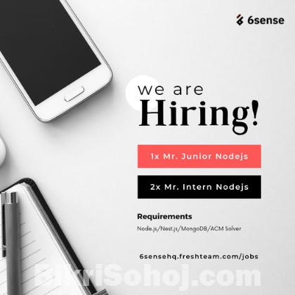 Junior Node.js - Intern Node.js