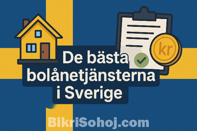 Den bästa bostadslånetjänsten i Sverige bikrisohoj