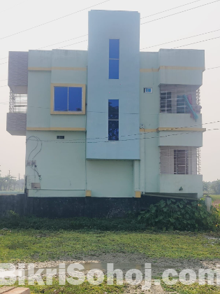 জমি সহ দুইতলা বাড়ি
