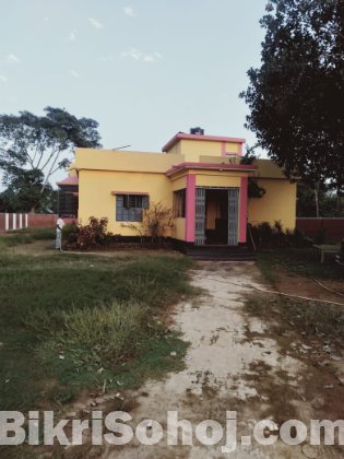 Banglo with 44 shotok land in Bhaluka,Mymensingh