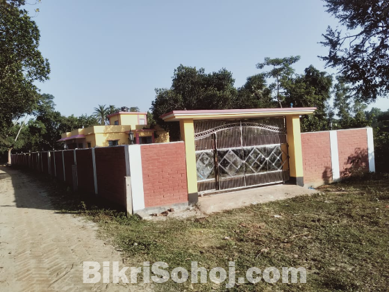 Banglo with 44 shotok land in Bhaluka,Mymensingh