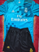 Retro Real Madrid 2018 Kit Blue Jersey And Black Shorts