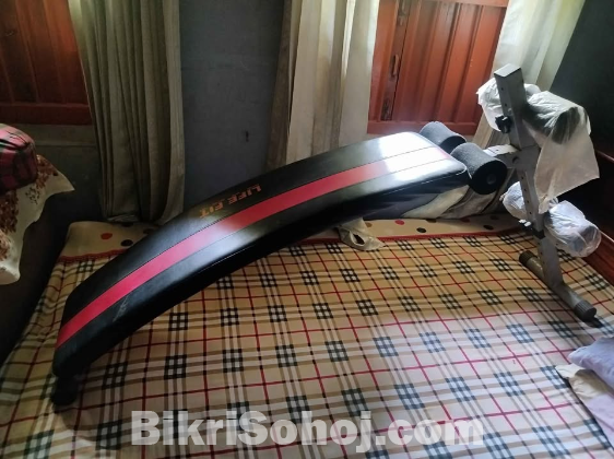 Sit up belly fat burning workout bench