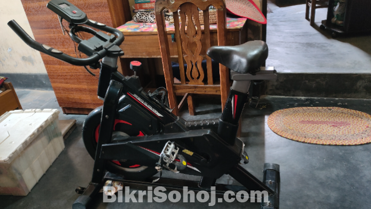 Exercise bike cycle