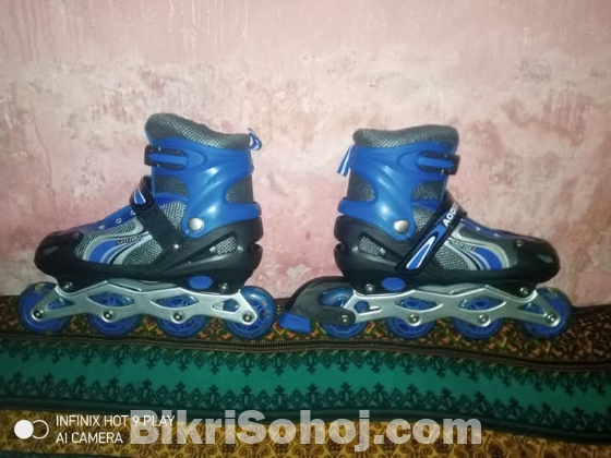 Skating shoes.