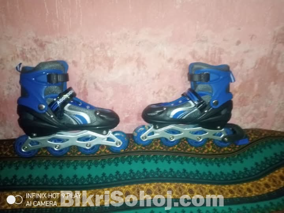 Skating shoes.