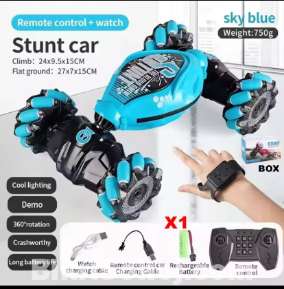 Hand Gesture Electric Car with Remote Control Racing.