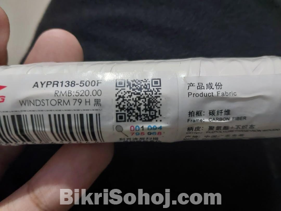 Badminton Racquet- Lining Windstorm 79-H