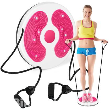 Waist Slimming Figure Twister Disc With Resistance Band