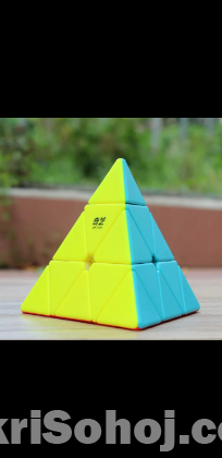 Pyramid Rubiks Magic Cube - 3 Stage