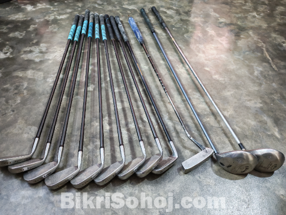 Golf set with bag and Brand new PGM Golf Shoe