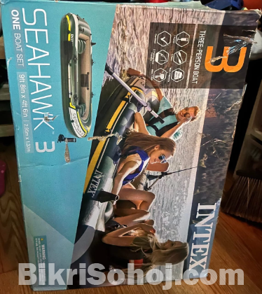 Intex Seahawk 3 Air Boat 360kg Load Capacity