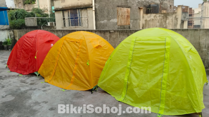 Double Layer Outdoor Camping Tent 2-3 Person
