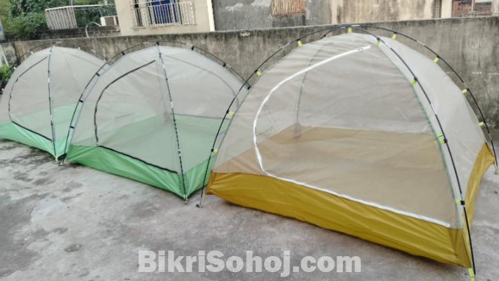 Double Layer Outdoor Camping Tent 2-3 Person