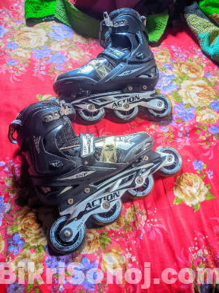 Action Inline Roller Skate Shoes 125f