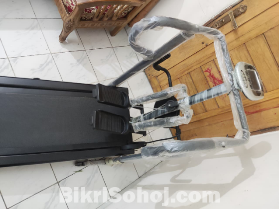 Power Fitness 4-in-1 Multi-Functional Manual Treadmill