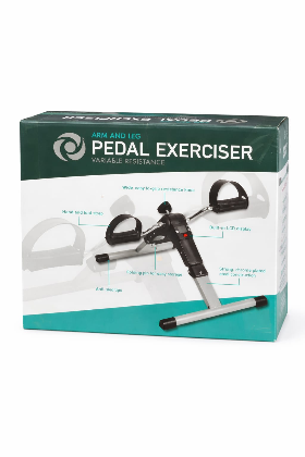 Arm Leg Pedal Exerciser  Adjustable Resistance Fitness