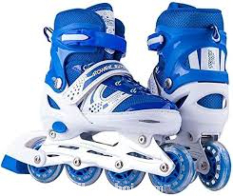4-Wheels Adjustable Inline Roller Skating Shoes
