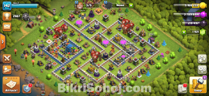 Clash of clans town hall 12/9