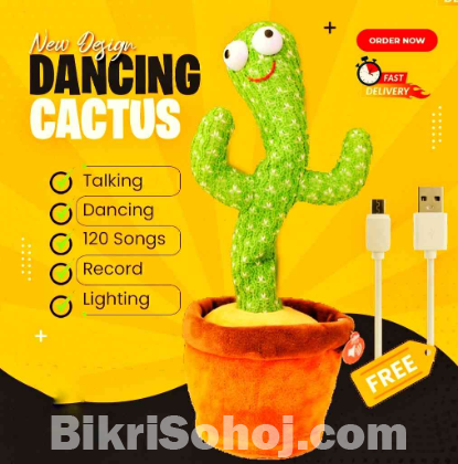 Talking & Dancing Cactus Mimicking Toy