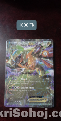 Real pokemon cards EX and GX.