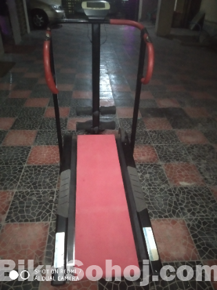 Manual treadmill machine