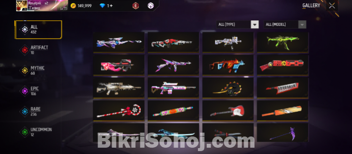Free fire 73 level I'd