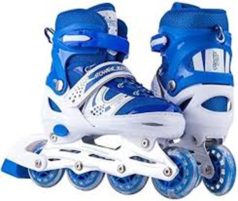 4-Wheels Adjustable Inline Roller Skating Shoes