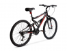Hyper Bicycles 26 Shocker Mountain Bike, BlackRed, 18-Speed