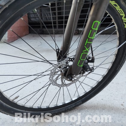 Foxter Bicycle With Mud Guard & Handle Riser Installed