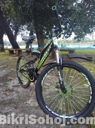Bicycle with disc brake (nongear)