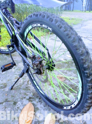 Bicycle with disc brake (nongear)