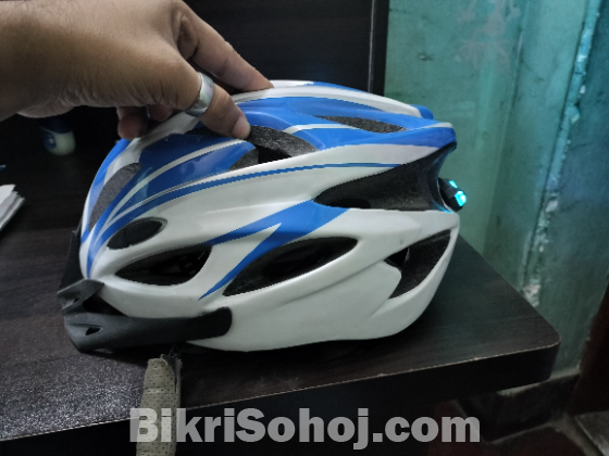 Helmet and light