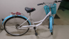 Cute blue with basket bicycle for kids n girls