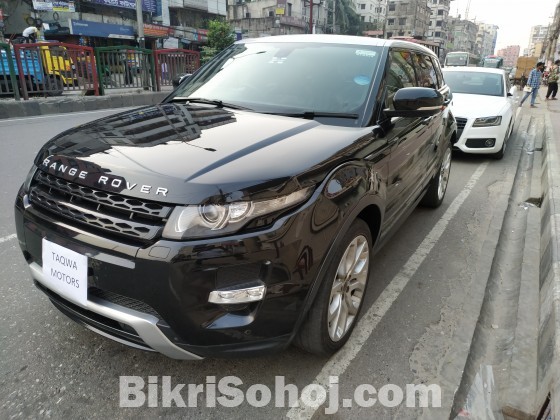 RANGE ROVER EVOQUE Si4 BLACK 2012 REG 2013