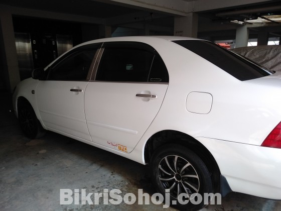 Monthly & Daily Rent a Toyota X Corolla 2005 with Driver