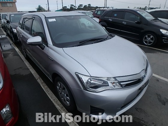 TOYOTA FIELDER X HYBRID SILVER 2014