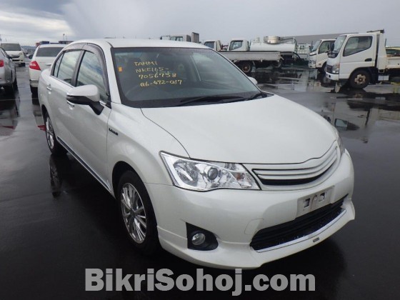 TOYOTA AXIO G LTD PUSH HYBRID PEARL 2014