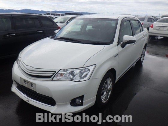 TOYOTA AXIO G LTD PUSH HYBRID PEARL 2014