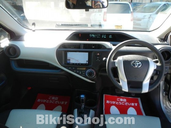 TOYOTA AQUA S (PUSH) SILVER 2014