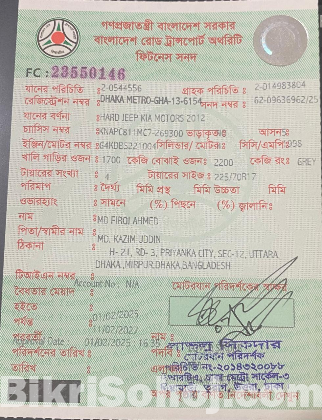 KIA SPORTAGE Hard Jeep 2012