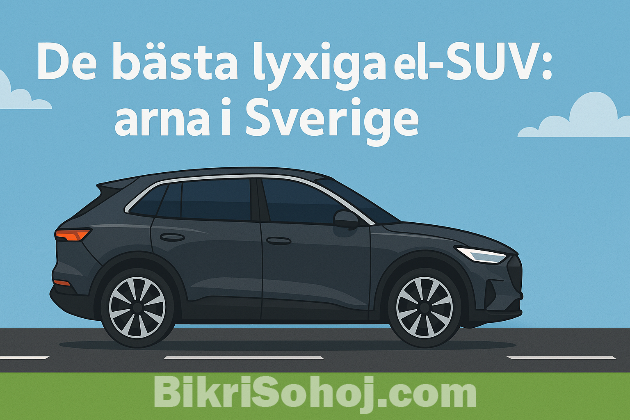 Den bästa lyxiga elektriska SUV:n i Sveriges bikrisohoj