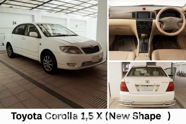 Toyota Corolla 1.5 X (New Shape) – 2004 / Reg. 2011