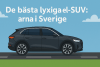 Den bästa lyxiga elektriska SUV:n i Sveriges bikrisohoj