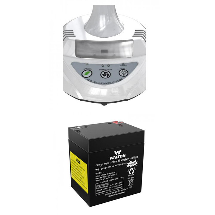 Walton Rechargeable Fan model : W17OA-EM-MS (17